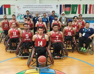 تیم ملی بسکتبال با ویلچر مردان ایران برابر مالزی به پیروزی رسید