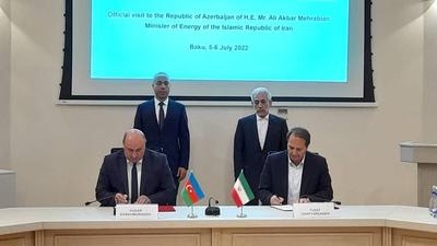 امضای پروتکل تسریع ساخت سدهای خداآفرین و قیزقلعه‌سی در دیدار محرابیان با وزیر انرژی آذربایجان