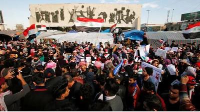 تجمع در خیابانهای بغداد؛ این بار گروه "معترضان اکتبر" آمدند؛ صدری ها هم کنارشان