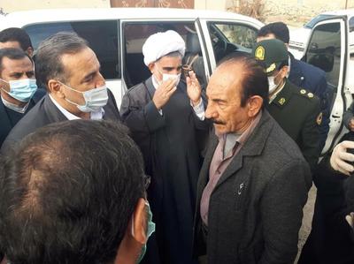 دیدار استاندار ایلام با پدر اولین شهید مدافع حرم استان  در دره‌شهر