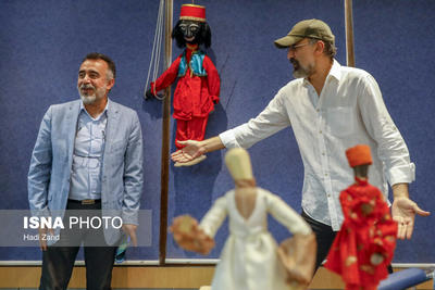 نشست خبری جشنواره عروسکی با حضور هادی حجازی‌فر
