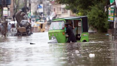 افزایش تلفات بارش‌های سیل‌آسا در پاکستان