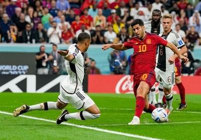 تساوی اسپانیا و آلمان در بازی بزرگ مرحله گروهی