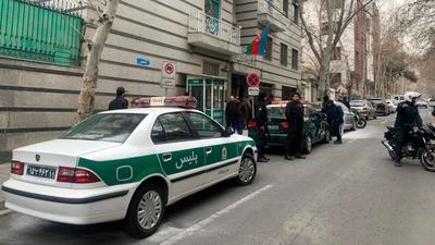 ببینید | اولین تصاویر از حمله به سفارت جمهوری آذربایجان در تهران