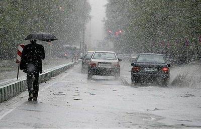 کاهش دما و بارش برف و باران در تهران