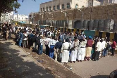 مردم یمن در مقابل دفتر سازمان ملل در «الحدیده» تجمع کردند