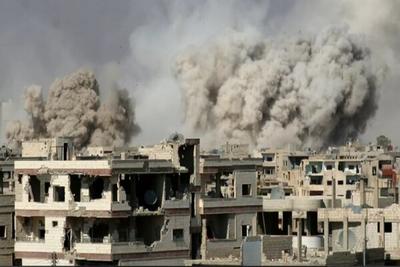 حملات جنگنده‌های آمریکایی به مناطق مسکونی در اطراف «حسکه» سوریه