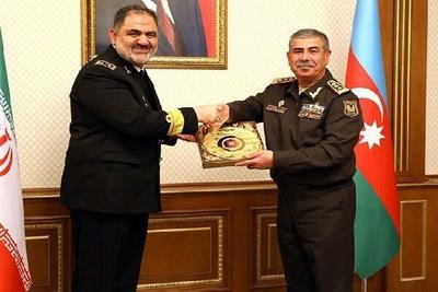 امیر ایرانی با وزیر دفاع جمهوری آذربایجان دیدار کرد