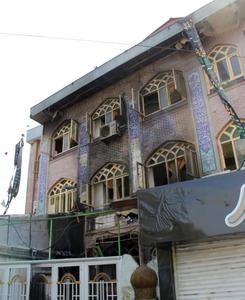 بازداشت عوامل به آتش کشیدن مسجد امام موسی کاظم (ع) سبزه‌ میدان رشت