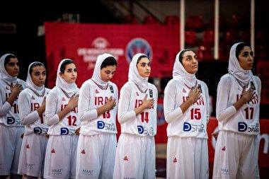 پنجمی دختران بسکتبال ایران در دسته دوم آسیا