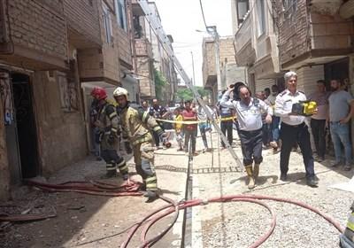 آتش‌سوزی مرگبار در کارگاه نجاری + فیلم و تصاویر