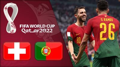 خلاصه بازی پرتغال 6 - سوئیس 1 (گزارش فارسی)