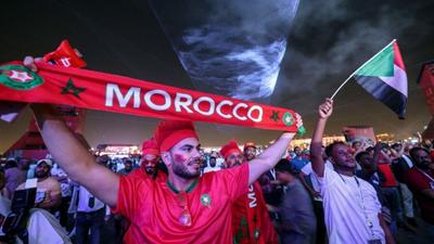 یک سکانس کوتاه از جشن خیابانی در مراکش