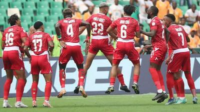 ببینید / شادی عجیب بازیکنان گینه استوایی در جام ملت‌های آفریقا