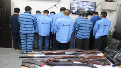 باند ۱۰ نفره سرقت مسلحانه در کرمان