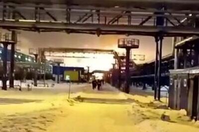 ببینید | حمله پهپادی به نیروگاه گازی روسیه در لنینگراد