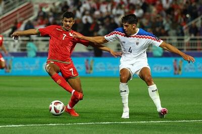 تساوی عمان برابر تایلند در نیمه اول