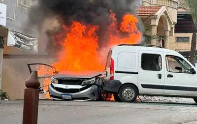 هدف قرار دادن یک خودرو در جنوب لبنان توسط اسرائیل | رویداد24