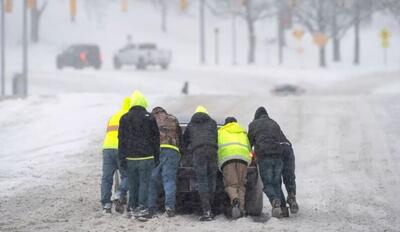 تلفات طوفان‌های زمستانی در آمریکا به حدود ۹۰ تن رسید
