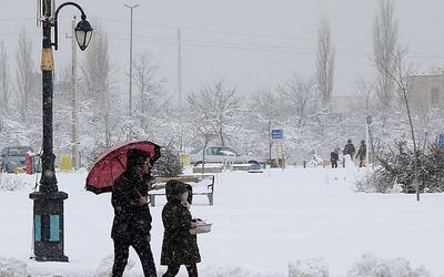 سرمای هوا مدارس این شهر را تعطیل کرد