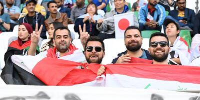 خبرگزاری فارس - حمایت جانانه هواداران عراقی از غزه در جام ملت‌های آسیا