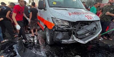 خبرگزاری فارس - هدف قرار گرفتن ۱۲۲ خودروی امدادی در غزه