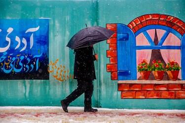خبرگزاری فارس - بارش برف در ارومیه