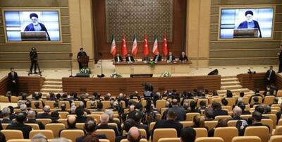 خبرگزاری فارس - رئیسی در نشست مشترک فعالان اقتصادی ایران و ترکیه: دو کشور برای افزایش حجم تبادلات تجاری تا 30 میلیارد دلار توافق کرده‌اند