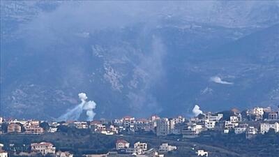 رژیم صهیونیستی یک شهرک مرزی لبنان را با بمب‌های فسفری هدف قرار داد