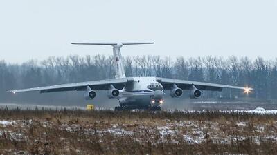سقوط هواپیمای نظامی روسی حامل اسیران اوکراینی در اراضی روسیه