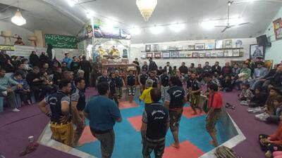 برگزاری مراسم ورزش‌های زورخانه‌ای در شهرستان بردسکن
