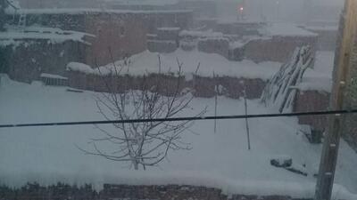 بارش برف در شهرستان خوشاب