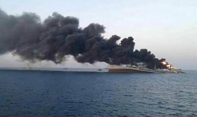 نیرو‌های مسلح یمن: یک کشتی انگلیسی را در خلیج عدن هدف قرار دادیم / موشک‌ها به هدف اصابت کرده و باعث آتش سوزی در کشتی شد