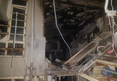 انفجار توام با حریق و تخریب منزل مسکونی در مشهد + تصاویر - تسنیم