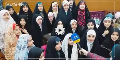 خبرگزاری فارس - فیلم| دختران قمی مهمان خانه خدا شدند