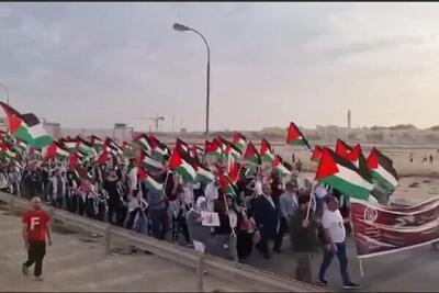 تظاهرات ضد آمریکایی- صهیونیستی مردم بحرین+ فیلم
