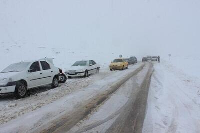 آخرین وضعیت جاده مهاباد- سردشت آذربایجان غربی