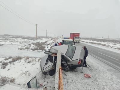 واژگونی خودرو در محور سلماس ۴ مصدوم برجای گذاشت