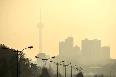 کیفیت هوای تهران در وضعیت «نارنجی»