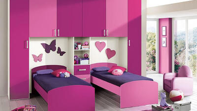 مدل های متنوع و رنگارنگ تزئین اتاق خواب فرزندان / عکس