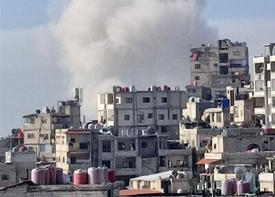 حمله اسرائیل به یک منطقه در دمشق