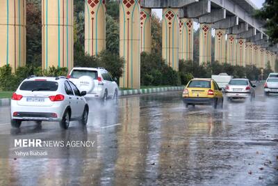 بارش متناوب از ظهر فردا تا پایان هفته در تهران