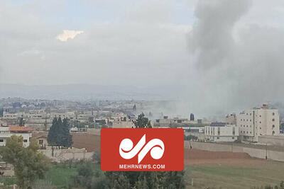 تصاویری از حمله هوایی رژیم صهیونیستی به جنوب پایتخت سوریه