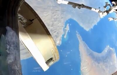 هدیه خاص فضانورد سوئدی برای ایرانی‌ها | تصاویر بی‌نظیر خلیج فارس از یک ایستگاه فضایی + فیلم