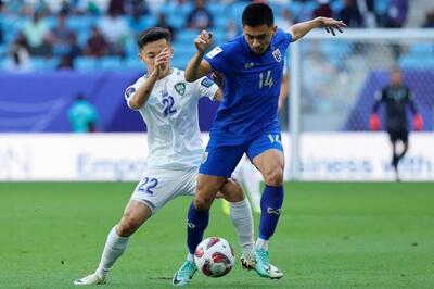 پیروزی ازبکستان در نیمه اول دیدار با تایلند
