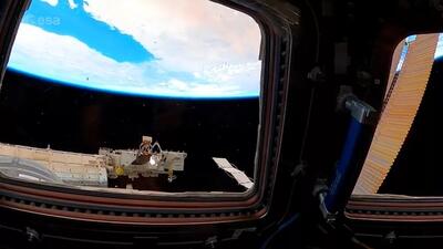 انتشار تصاویری خیره کننده از کره زمین توسط یک فضانورد / فیلم