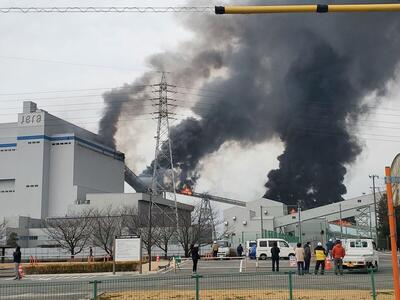 وقوع انفجار در یک نیروگاه حرارتی در مرکز ژاپن