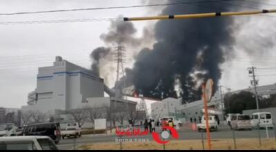 یکی از نیروگاه های حرارتی ژاپن منفجر شد