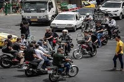 سهم 13 درصدی موتورسیکلت ها در  جایی روزانه شهر تهران