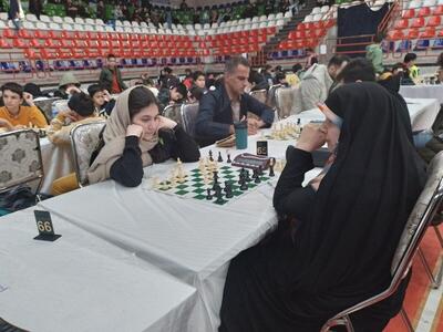 رونمایی از صدرنشینان جام بیح المللی شطرنج طاق‌بستان